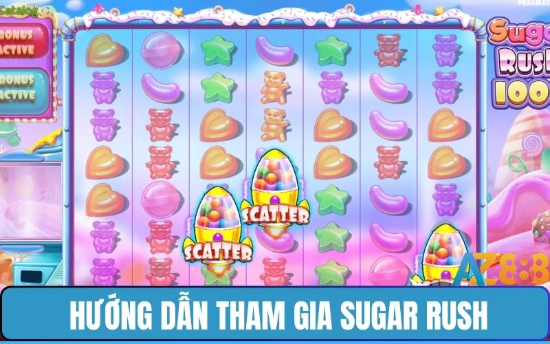 Chơi game sugar rush tại AZ888 chỉ với 4 bước đơn giản